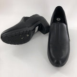 11 Block heel slip ons