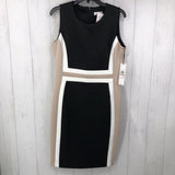 R134 12 Colorblock slvls dress