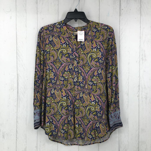 Sp Paisley print l/s top