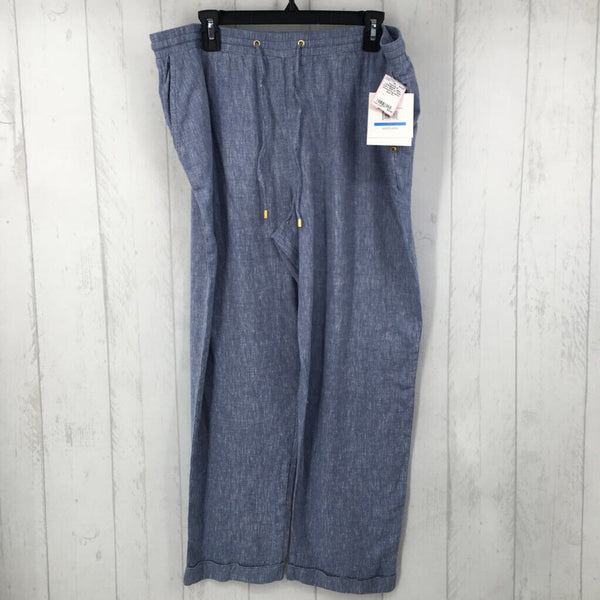 R80 XL linen drawstring pants