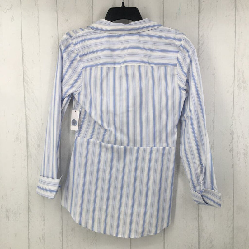 R89 S/P l/s stripe wrap top