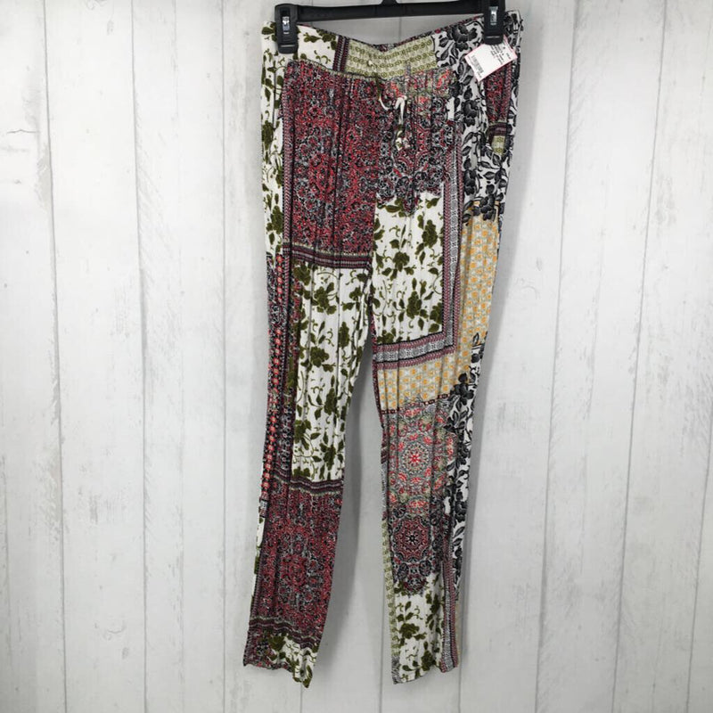 L Printed pull on pants