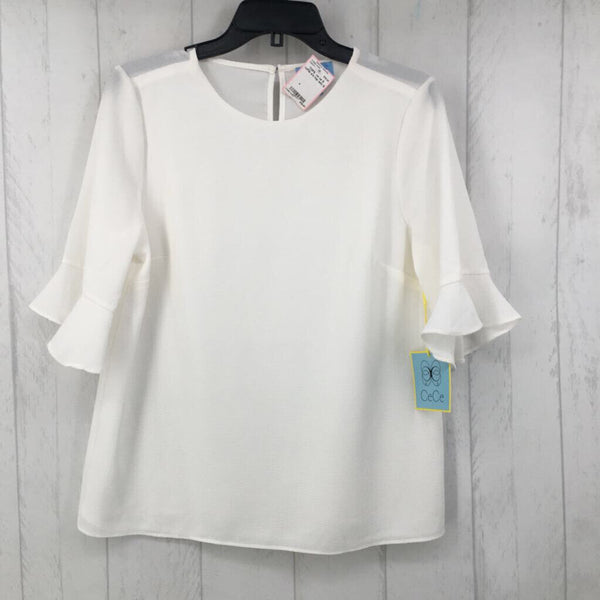 S ruffle s/s top