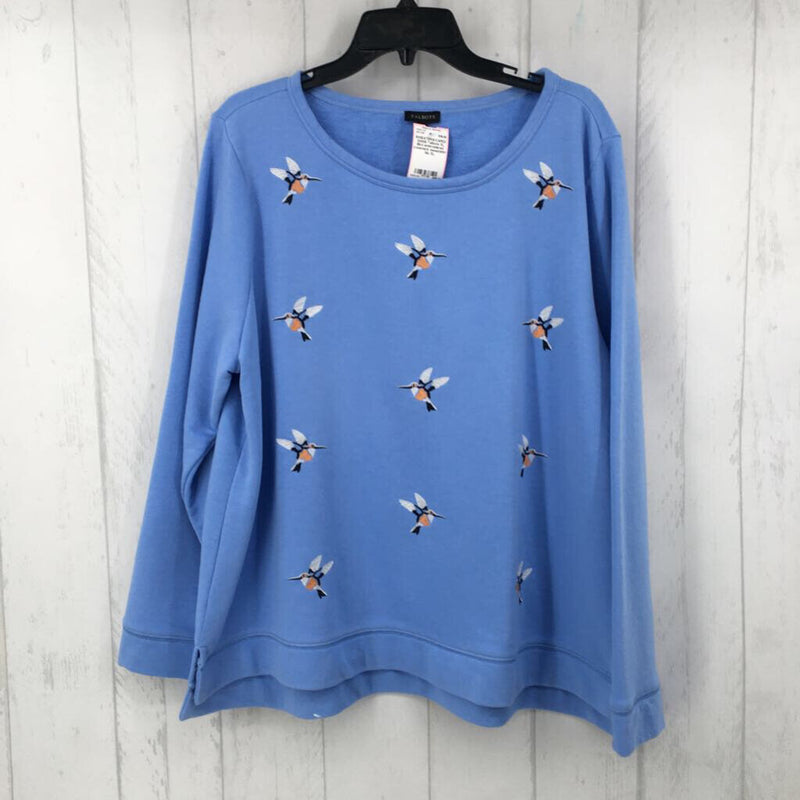 XL Bird embroidered crewneck sweatshirt