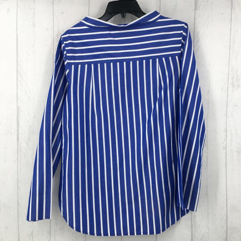 R64 4 button slv stripe top