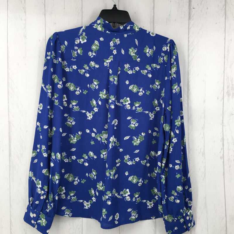 R89 M l/s flower print button shirt