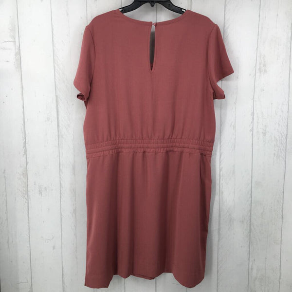 XL Elastic waist s/s dress