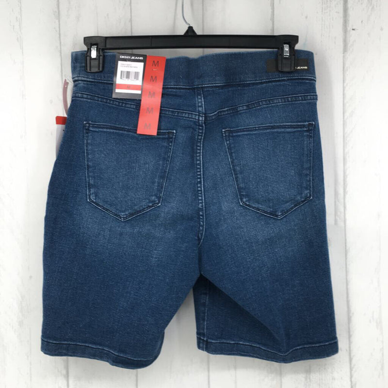 M Pull on denim shorts