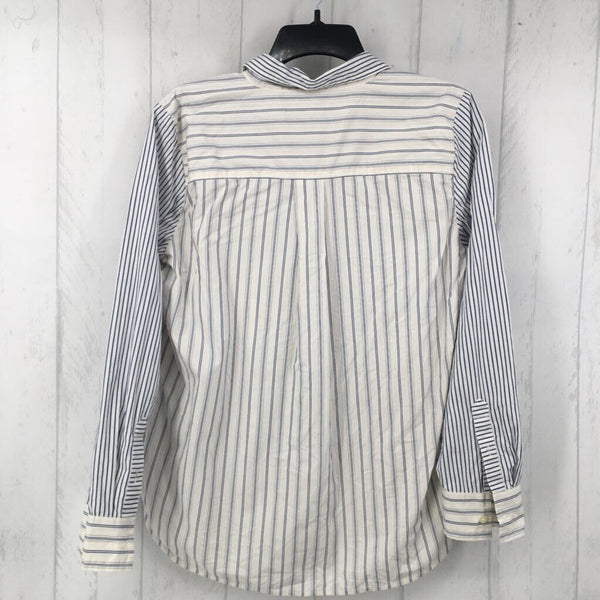 M Striped button down l/s top