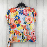 S Flo print s/s top