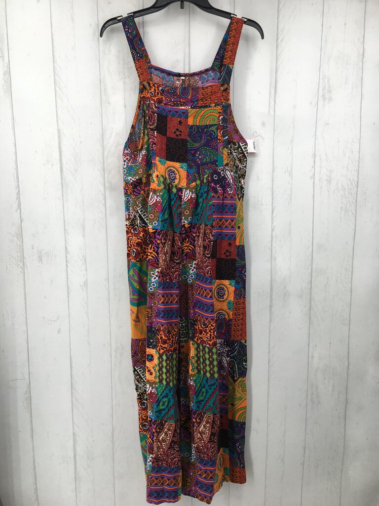 L Multi print overalls