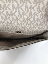 monogram tote w/ slip pocket