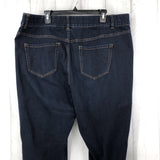 22S Mid-rise straight leg jeans