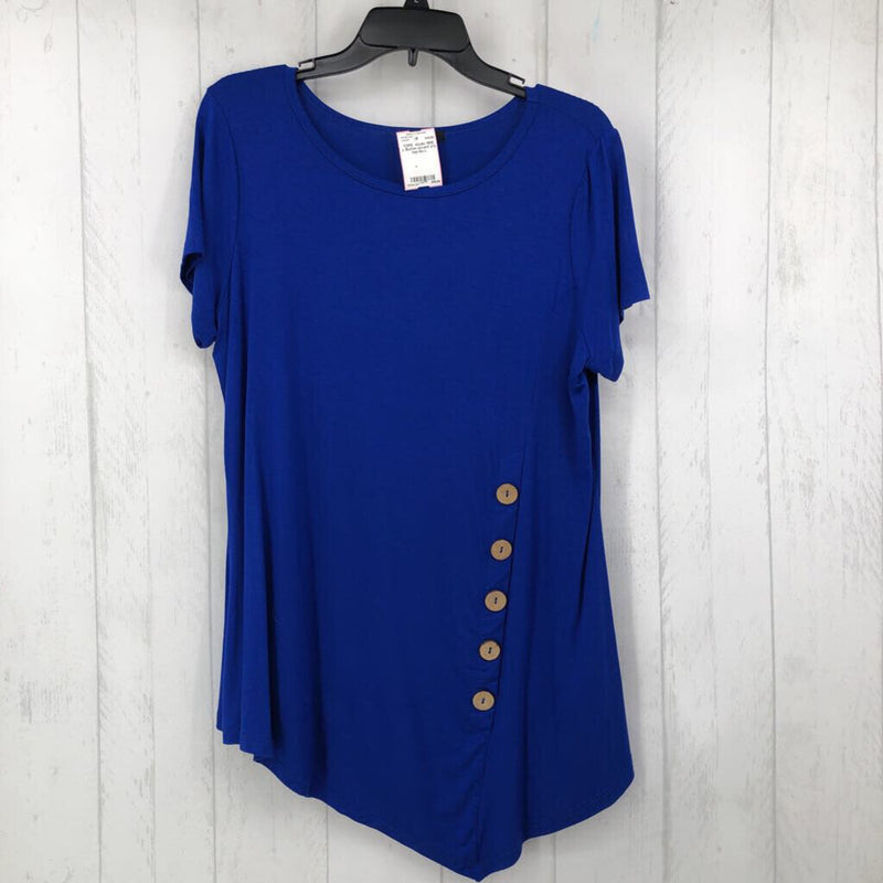 L Button accent s/s top