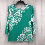 R50 S Flo print 3/4 slv top