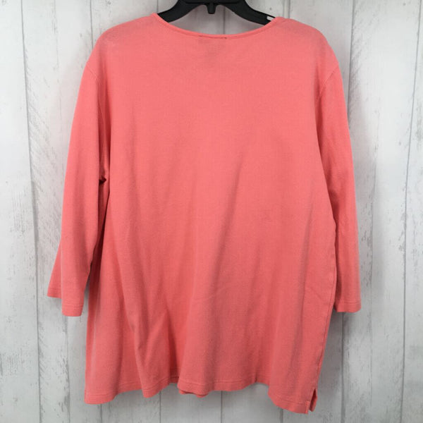 XL 3/4 slv top