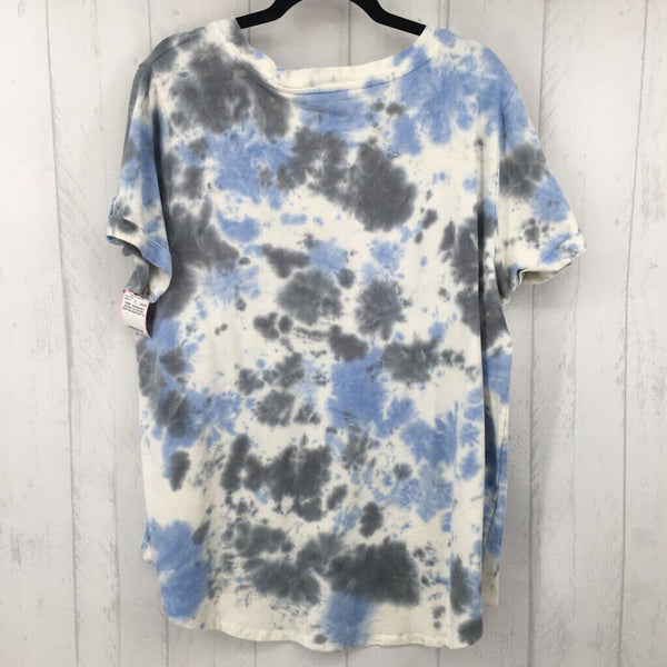 1x s/s tie-dye top