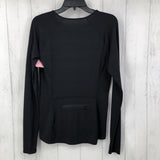 M l/s quarter zip top