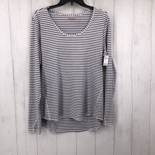 XL Striped l/s top