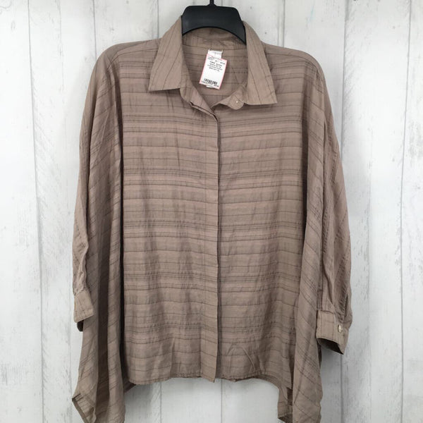 XL l/s oversized button shirt