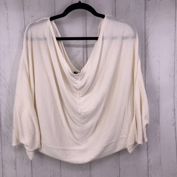 XL dolman slv crop drape top