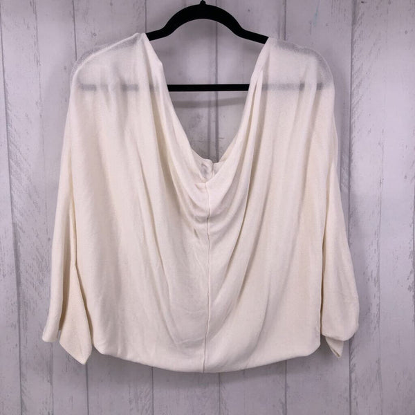 XL dolman slv crop drape top