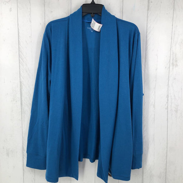 XL l/s open cardigan w/ belt