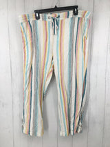 1X Linen blend striped pant