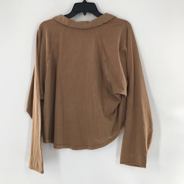 L V-neck l/s top