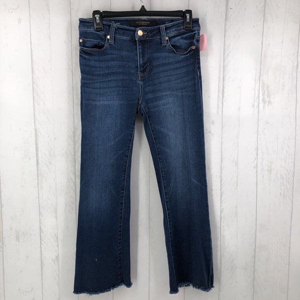 27 crop flare jeans