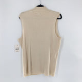 R24 3X Ribbed mock-neck tank