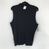 R24 3X Ribbed mock-neck tank