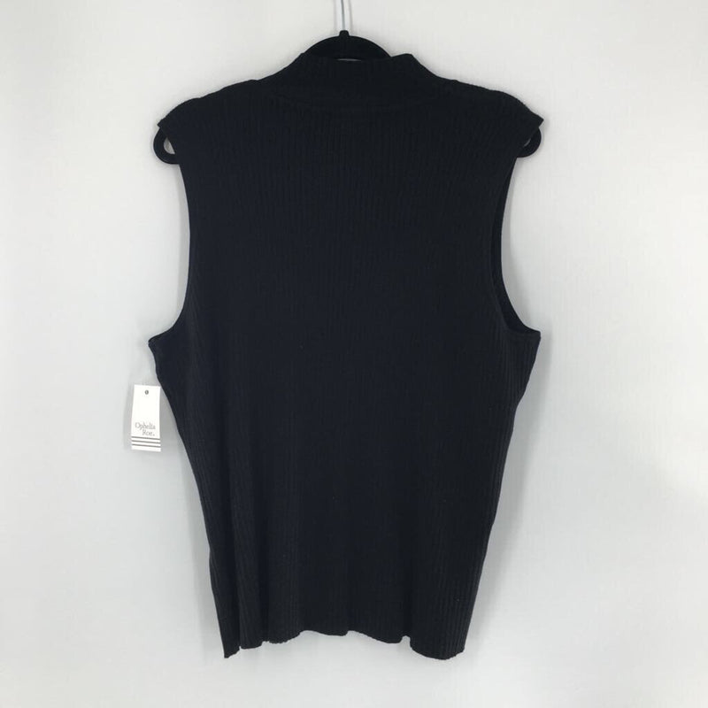 R24 3X Ribbed mock-neck tank