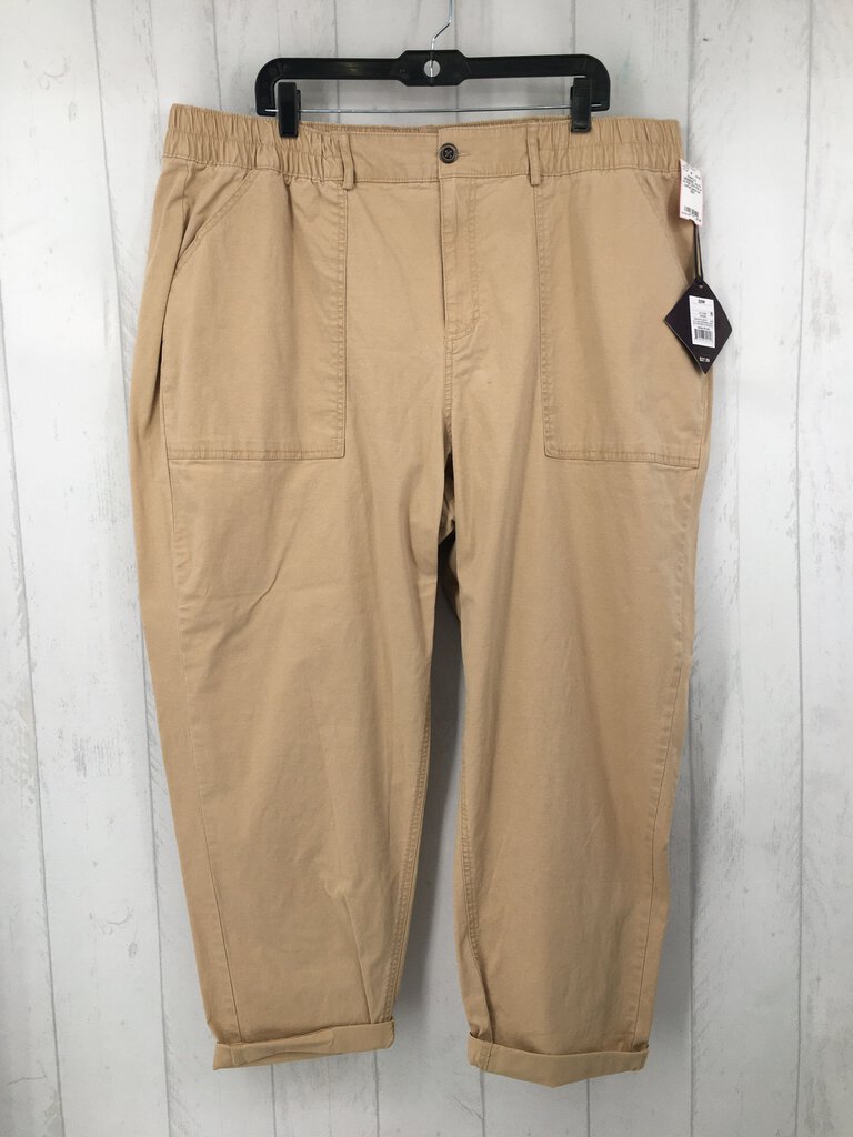 R28 22W Pull on cuffed pants