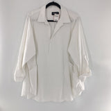 3X Linen blend v-neck l/s tunic