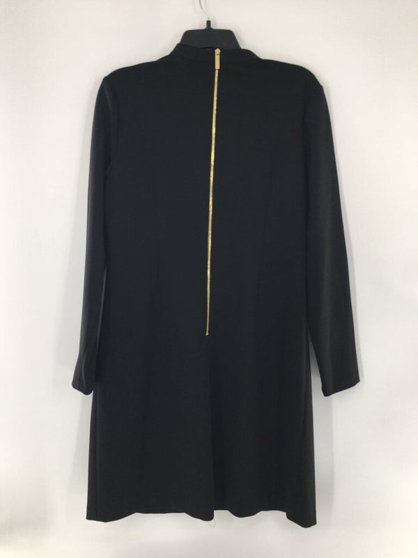 L Back zip l/s dress