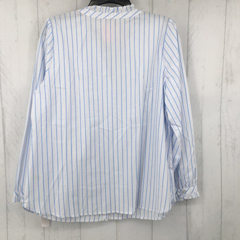 PL l/s stipe button shirt