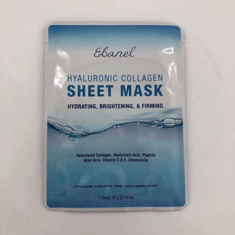 Hyaluronic collagen sheet mask