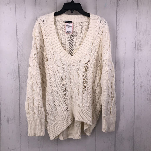 L l/s v-neck sweater