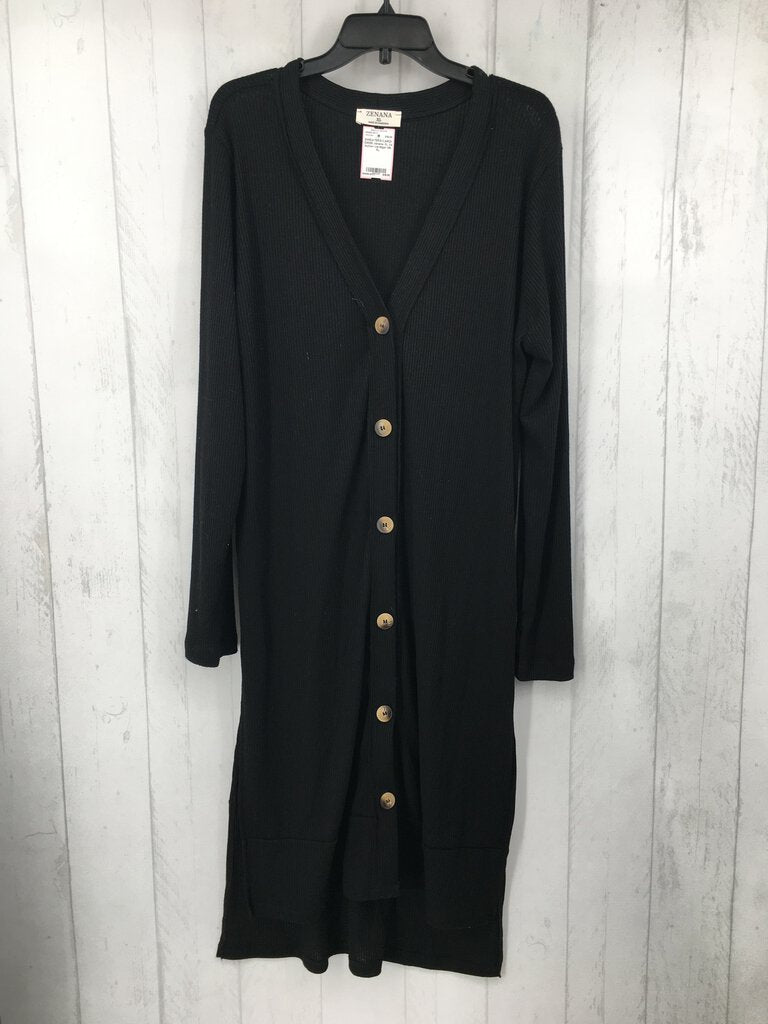 XL l/s button cardigan