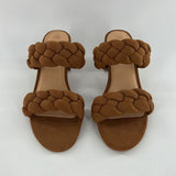 8 Braided strappy block heel sandal