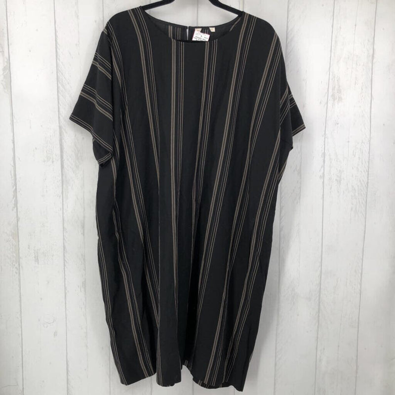 3X Striped s/s dress