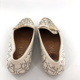 8 monogram flats