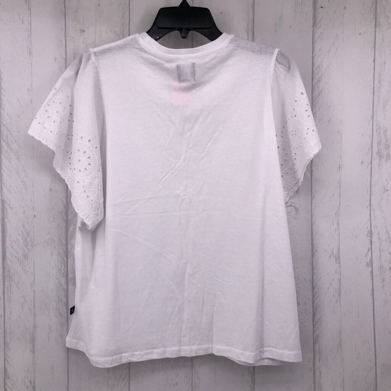 R45 L Eyelet slv top