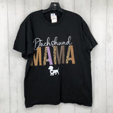 L Dachsund mama graphic s/s tee