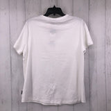 R40 L V-neck s/s tee