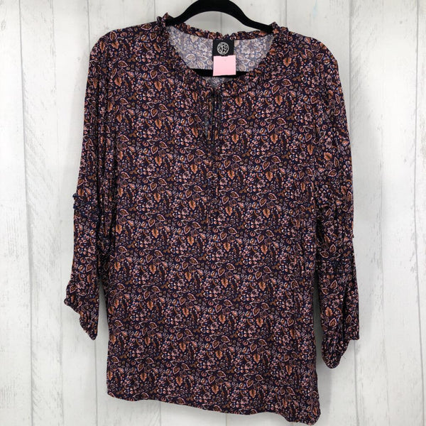 M Printed l/s top