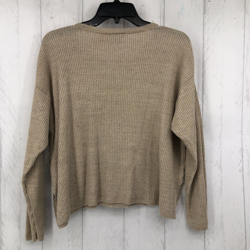 L Ribbed sweater