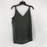 L Silky v-neck tank