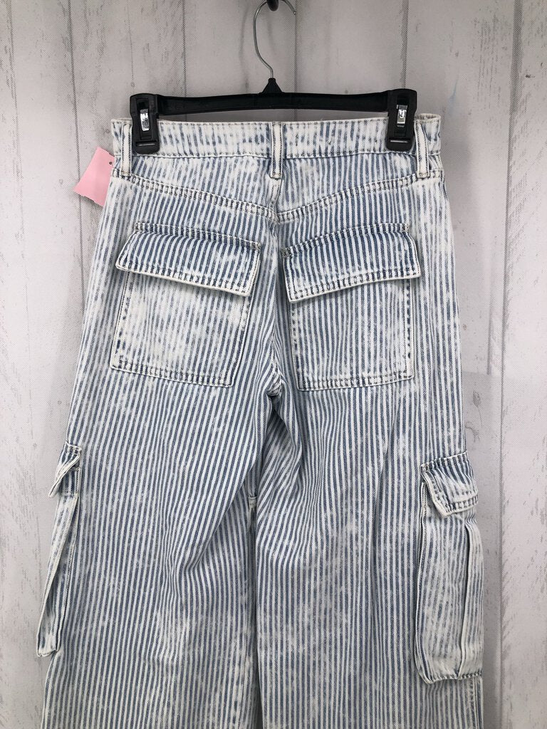 2 Striped cargo jeans